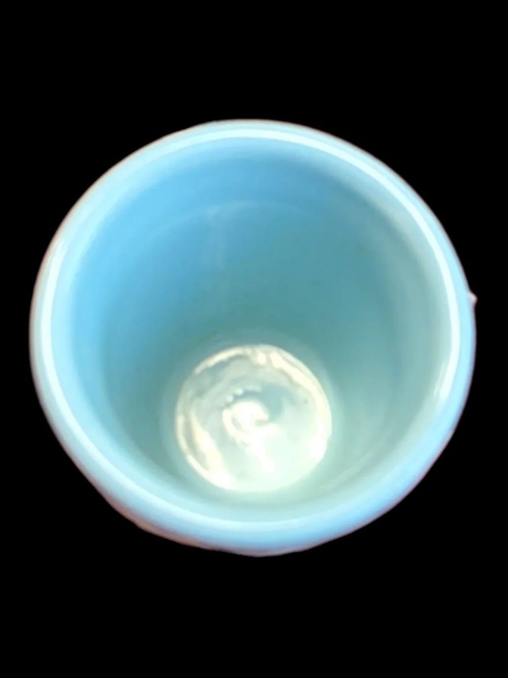 SeaWorld vintage 1994 White Ceramic Shot Glass Orca Whales Souvenir Keepsake